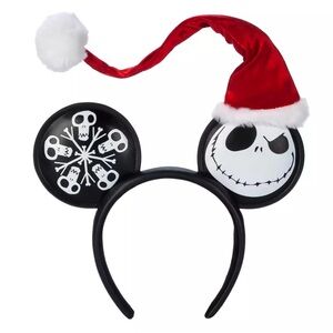 Santa Jack Skellington Ear Headband for Adults - The Nightmare Before Christmas